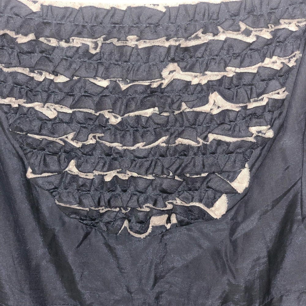 Burlap by Anthropologie Dress Lt. navy/periwinkle